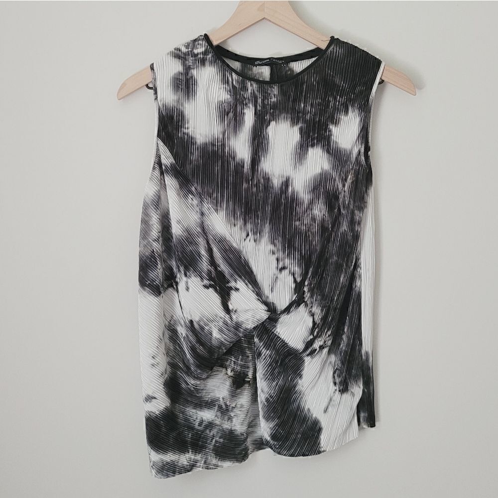 Zara Women Basic Collection Tie Dye Tank Top Size Small